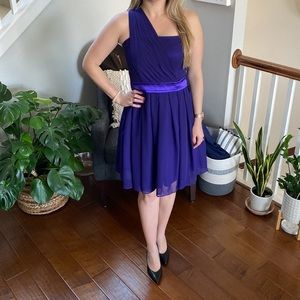 Short purple dress